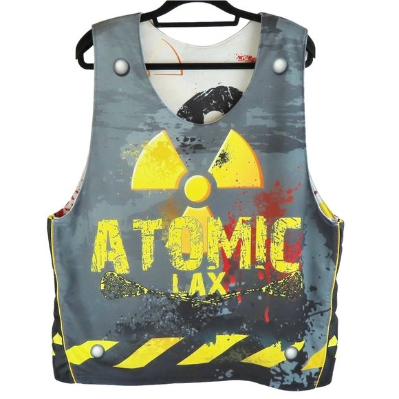 Lacrosse Jersey Tank PRO TEAM ATOMIC LAX #12 Reversible AWESOME GRAPHICS Size XL - Picture 2 of 14